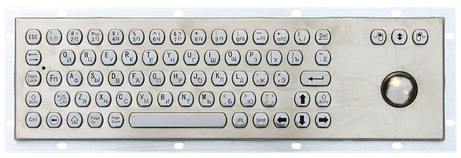 Metal keyboard with trackball TG-best-01